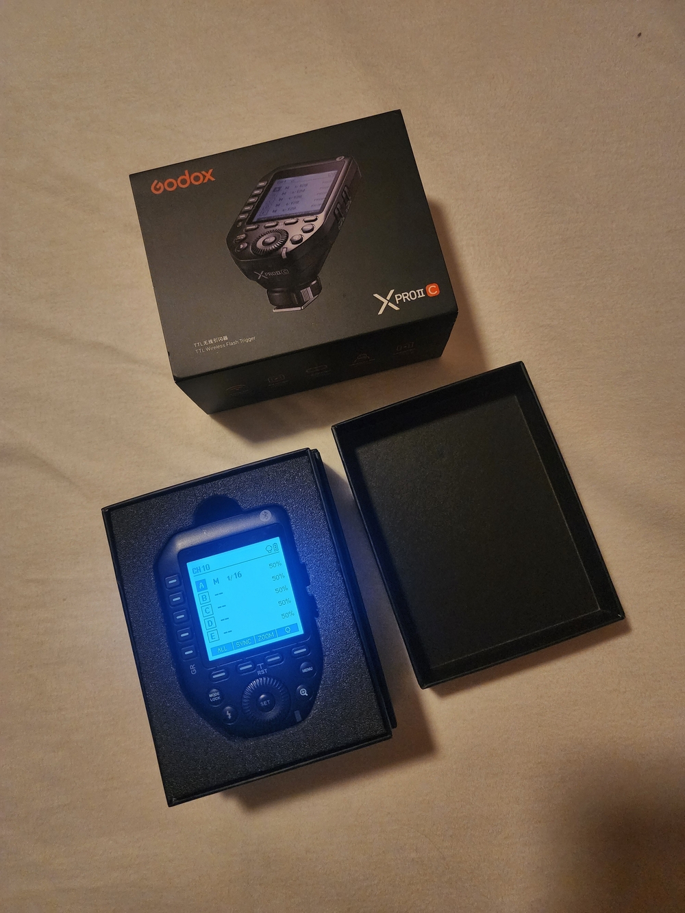 XPro II-C Wireless Flash Trigger - Black